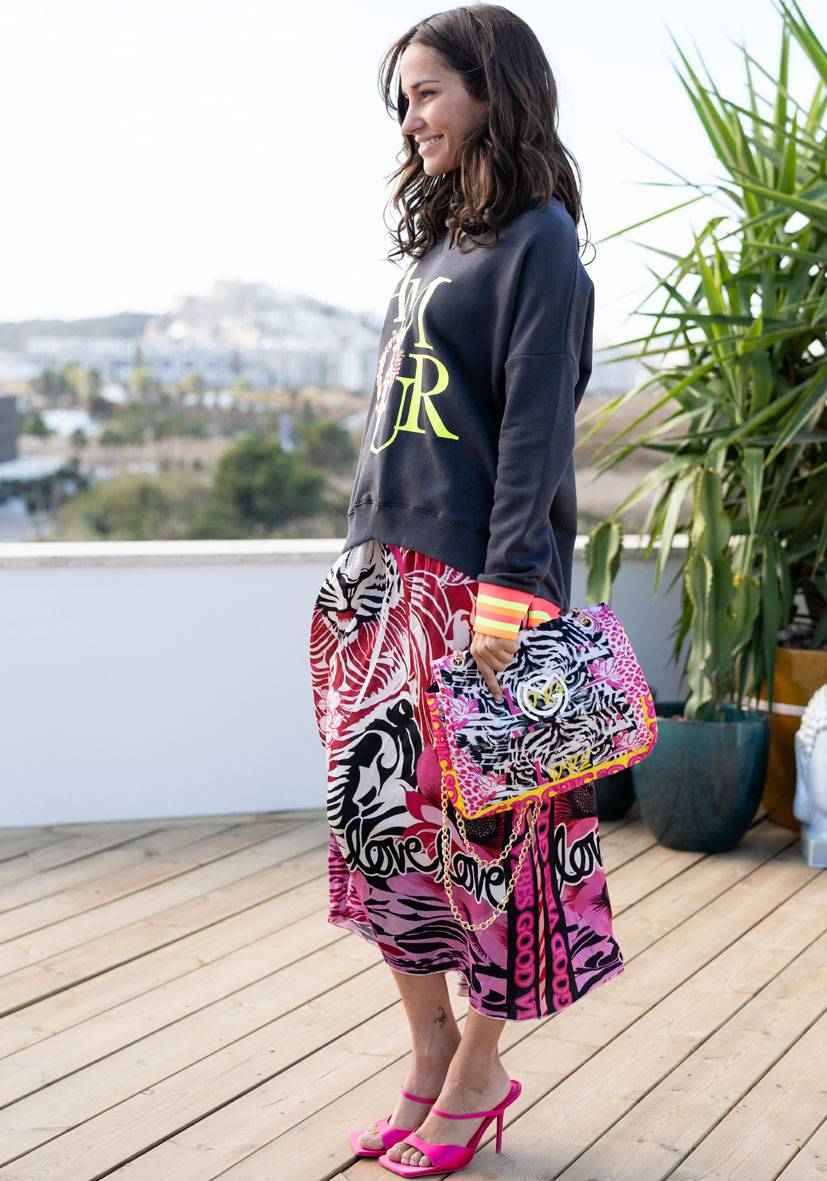 Miss Goodlife Maxirock Love Good Vibes Online Outlet