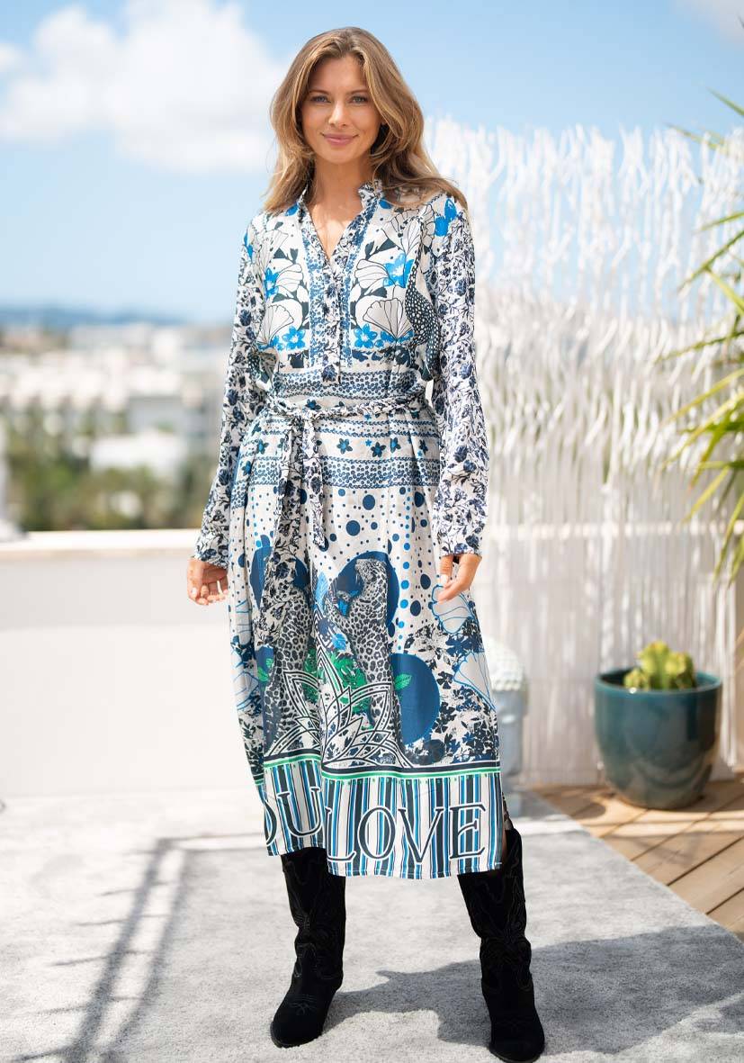 Miss Goodlife Dress Flower Leopard Neuheiten