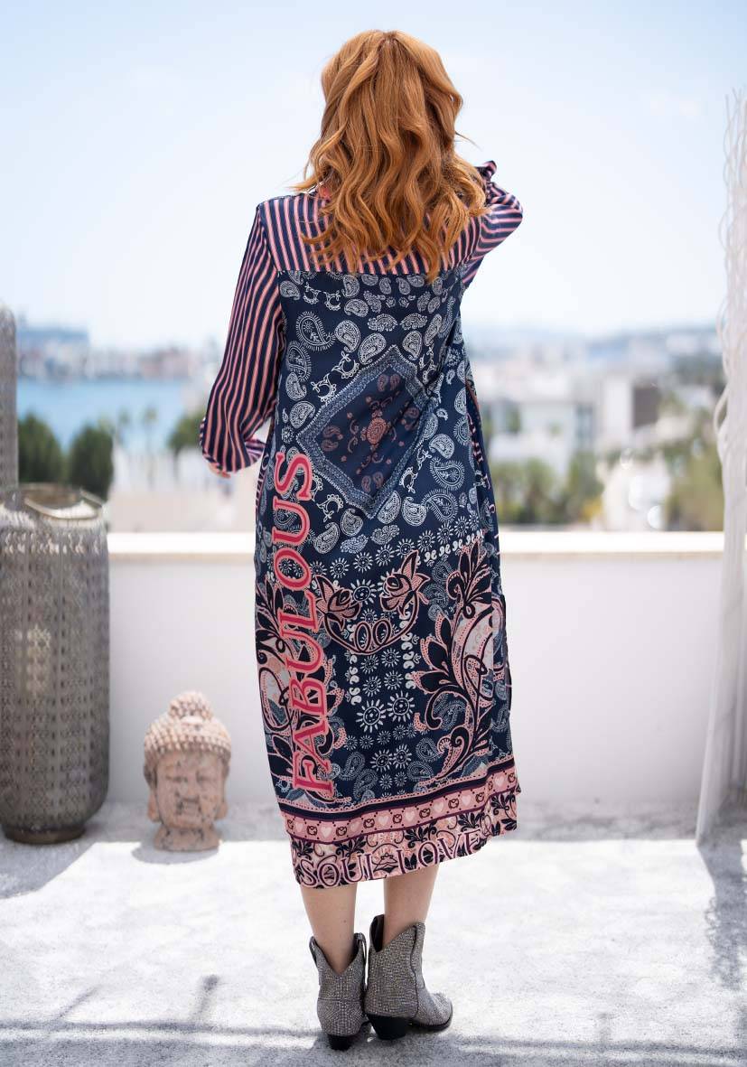 Miss Goodlife Dress Blue Ornaments Saisonale Angebote