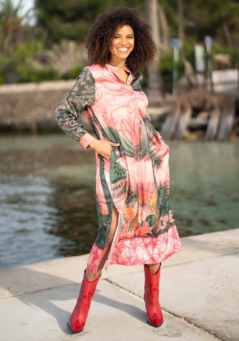 Miss Goodlife Dress Hollywood Love Midi Riesige Ersparnisse