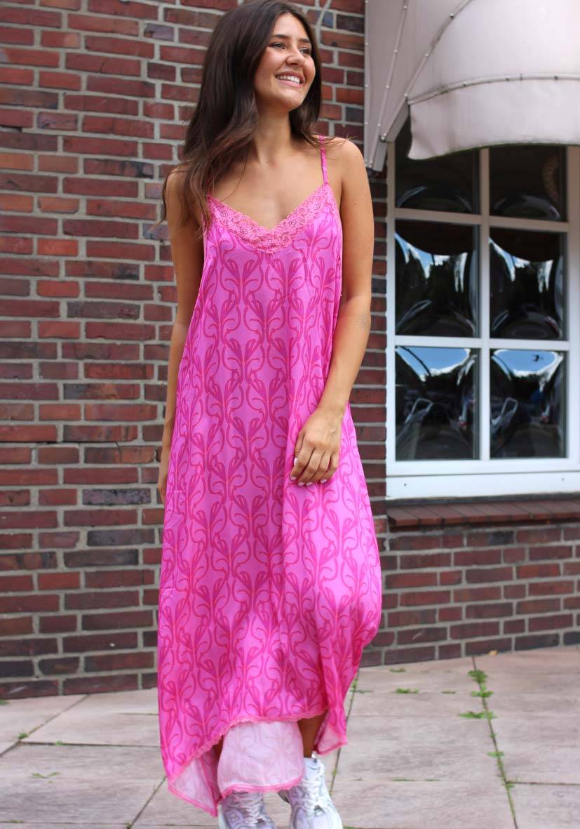 Miss Goodlife Dress Lace Pink Letzter Tag