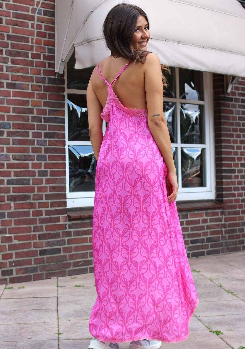 Miss Goodlife Dress Lace Pink Letzter Tag