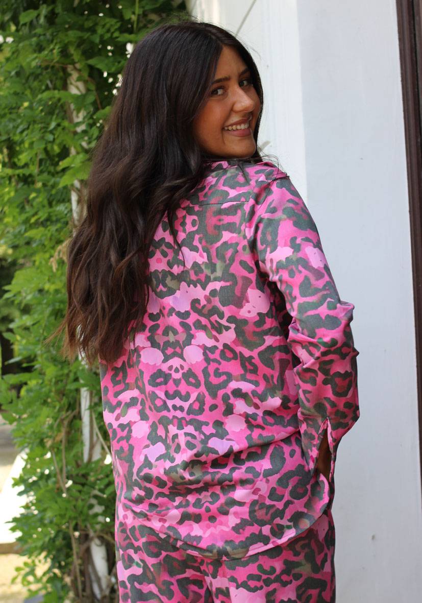 Miss Goodlife Bluse Fancy Leo – pink Valentinstagsangebot
