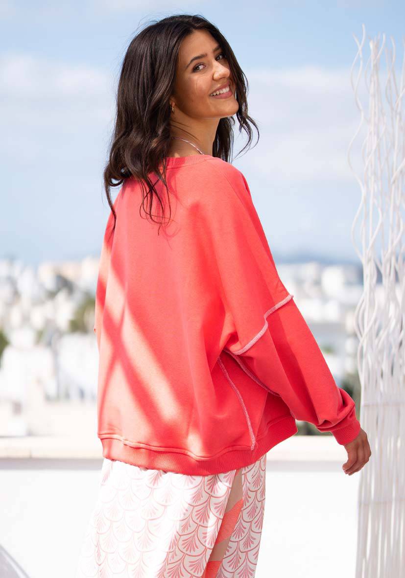 Miss Goodlife Roundneck Choose Happy Strass – strawberry Neueste Stile