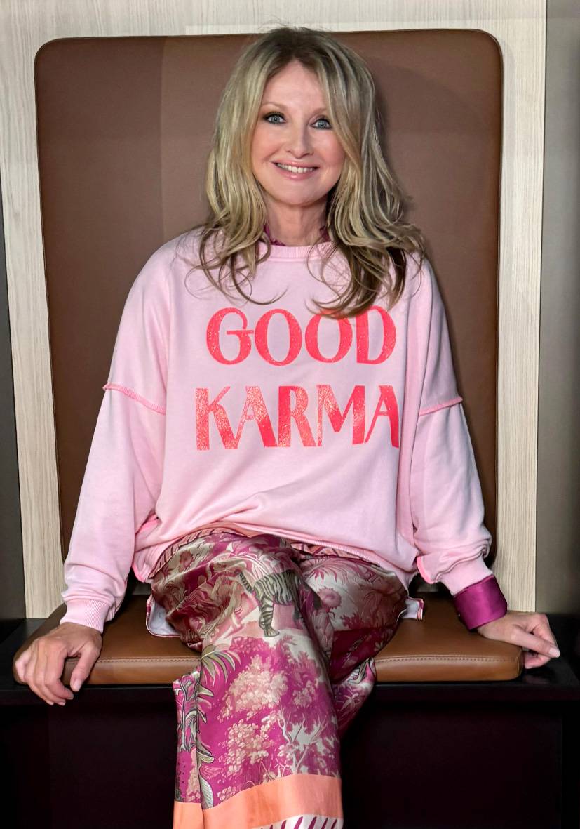 Miss Goodlife Roundneck Good Karma Good Luck – dust rose Clearance-Verkauf