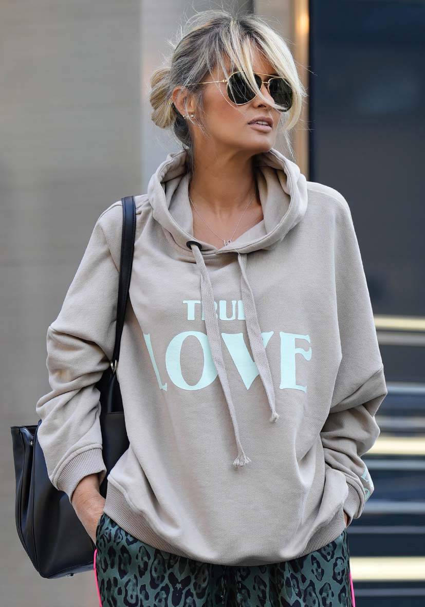 Miss Goodlife Hoodie True Love – sand Exklusivangebot