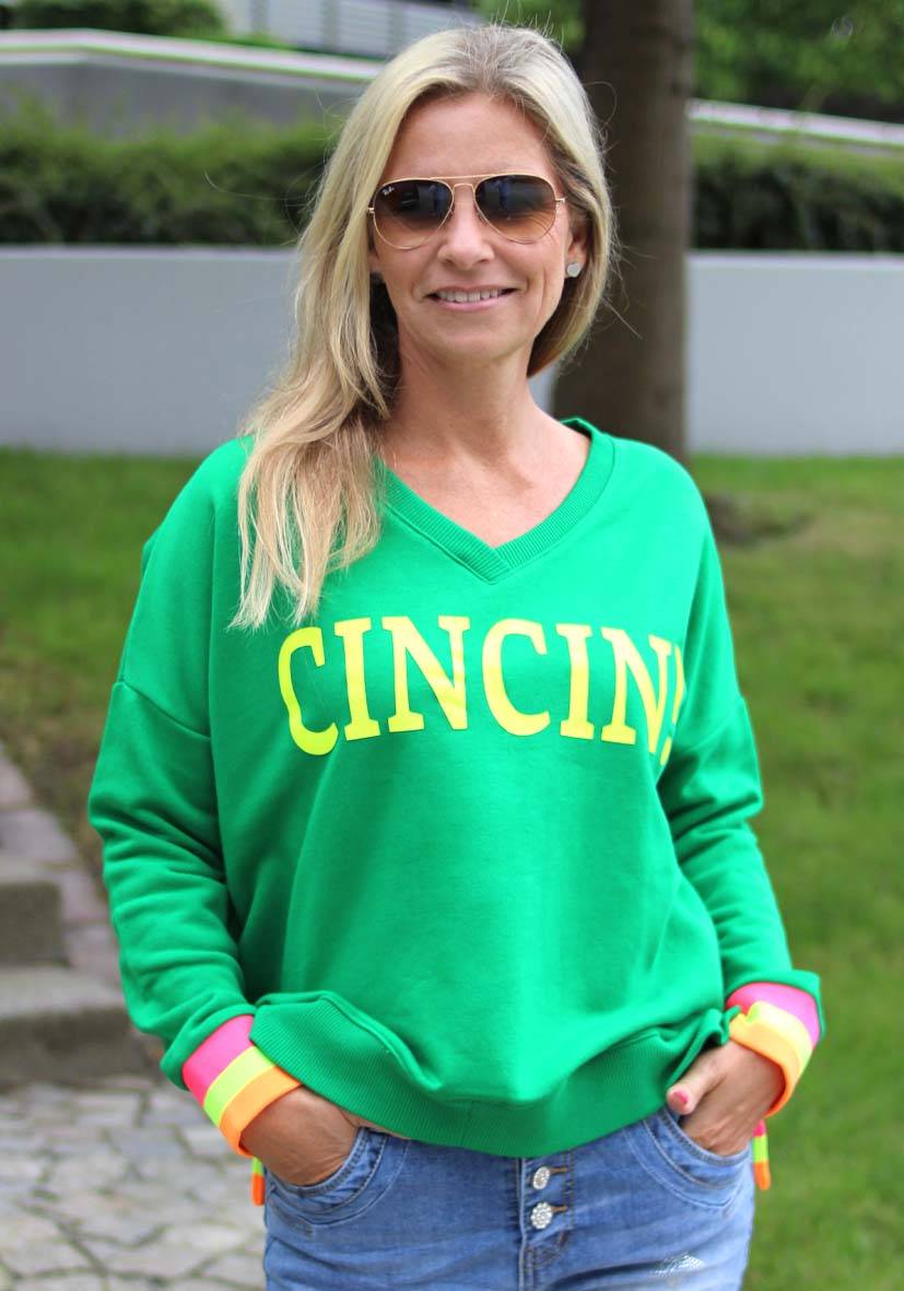 Miss Goodlife V-Neck CinCin – green VIP-Rabatte
