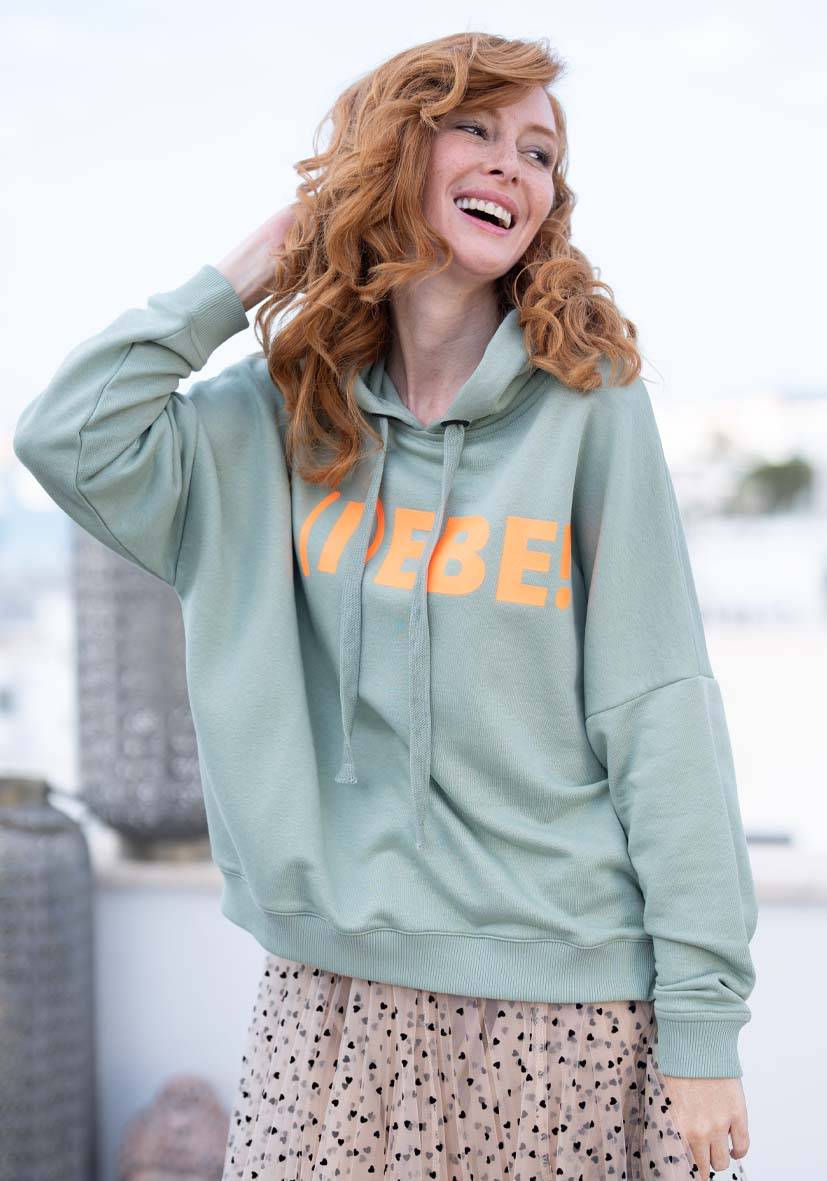 Miss Goodlife Hoodie Tricot L(i)ebe – almond Tiefpreis