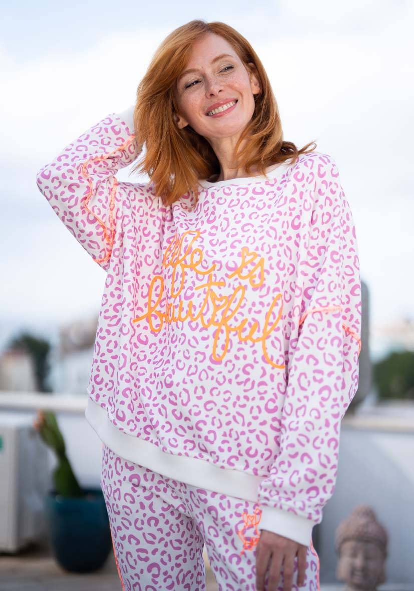 Miss Goodlife Roundneck Life is beautiful – Leo rose Discount Store für neue Produkte