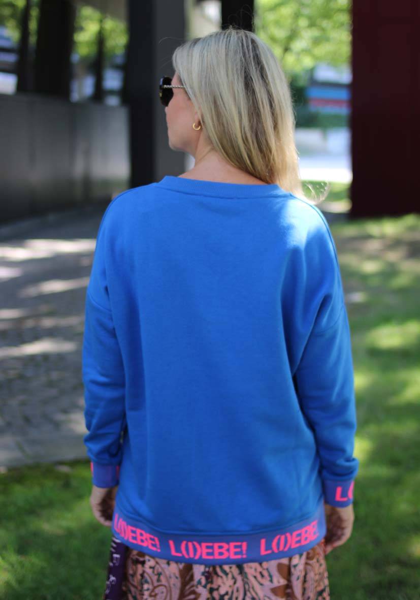 Miss Goodlife V-Neck L(i)ebe Strass – blue Clearance-Verkauf