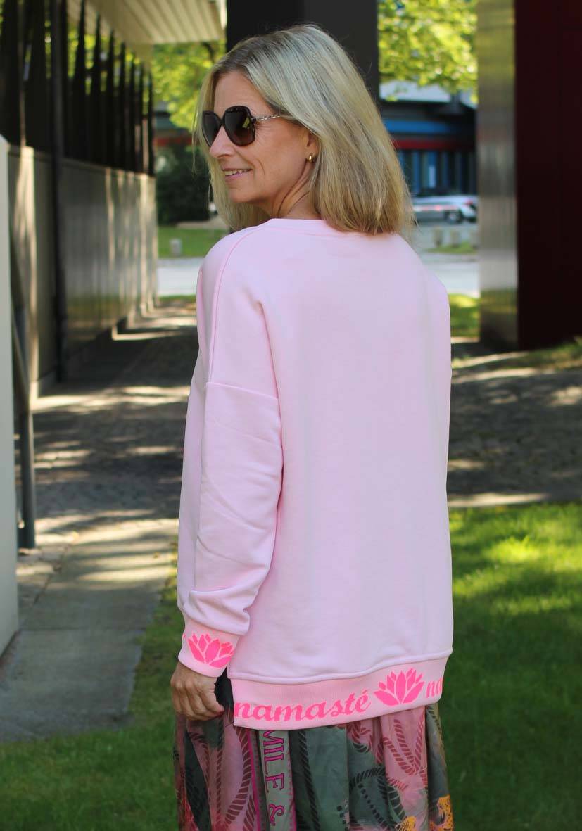 Miss Goodlife V-Neck Namasté Glitter – rose Im Verkauf