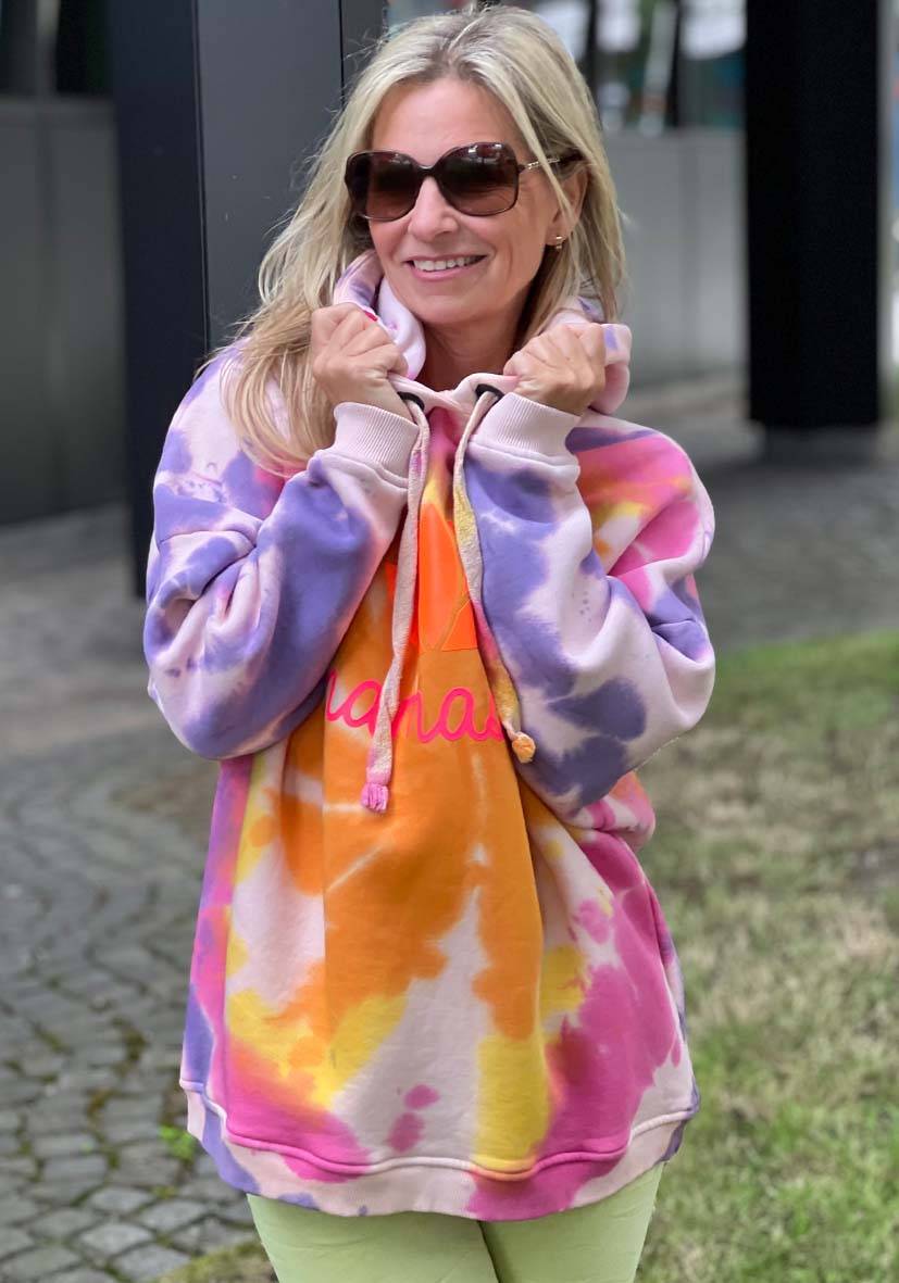Miss Goodlife Hoodie Batik Namasté – rose 2025
