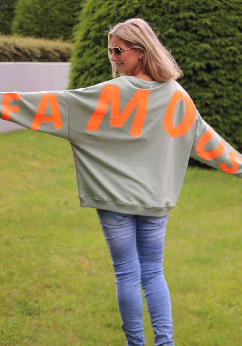 Miss Goodlife Roundneck Famous Heartface Strass – almond Meist gekauft