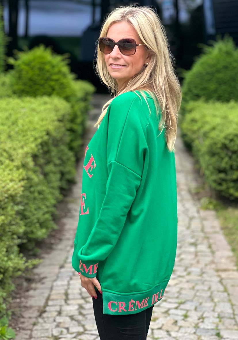 Miss Goodlife V-Neck Cème de la Crème Glitter – green Online Shopping
