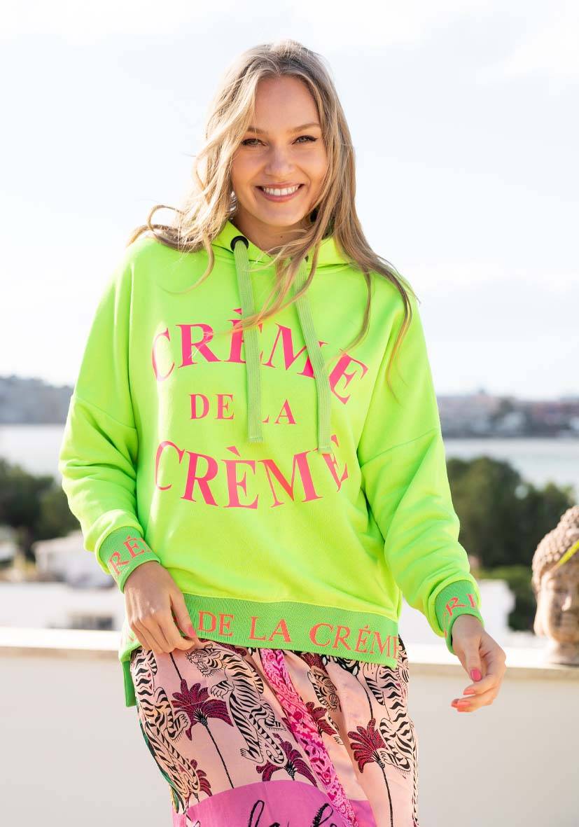 Miss Goodlife Hoodie Crème de la Crème – neongreen/neonpink JETZT KAUFEN