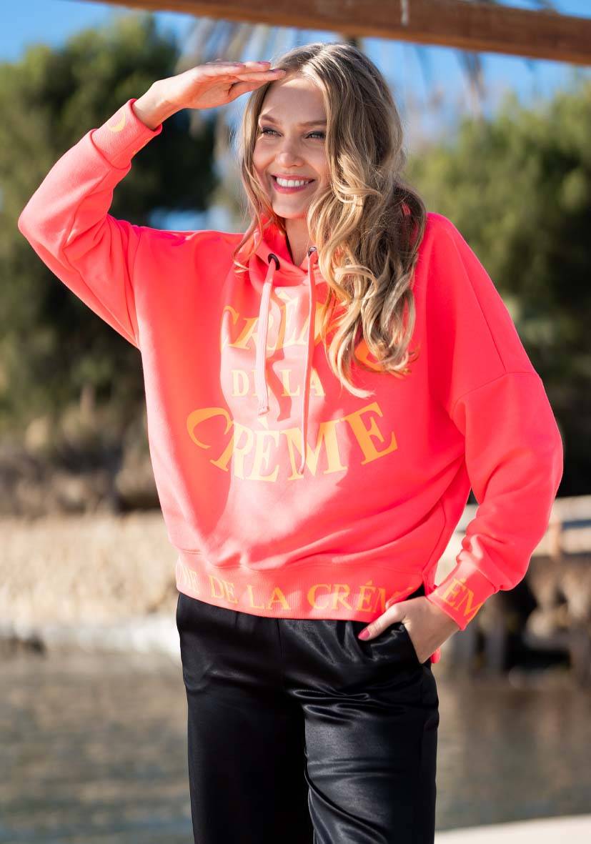 Miss Goodlife Hoodie Crème de la Crème – neonpink/neonorange Neueste Stile