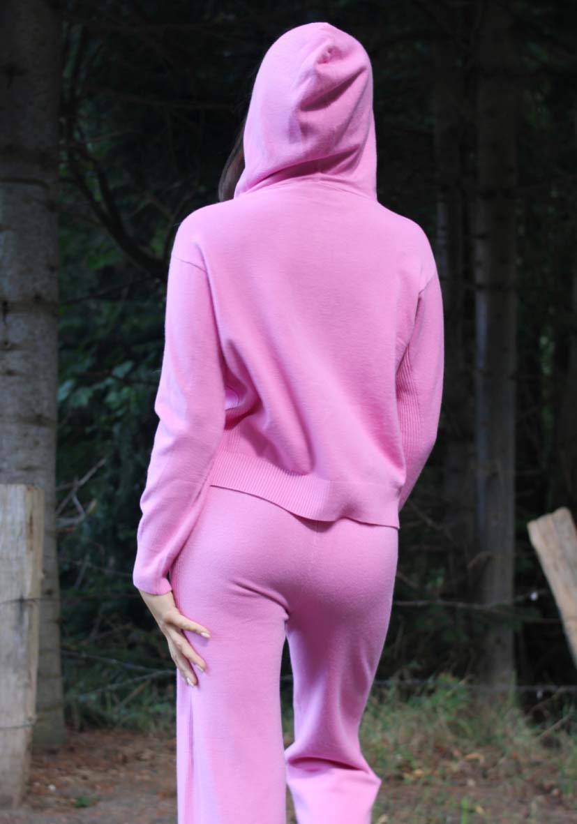 Miss Goodlife Cardigan Knitted Zipper – pink Outlet