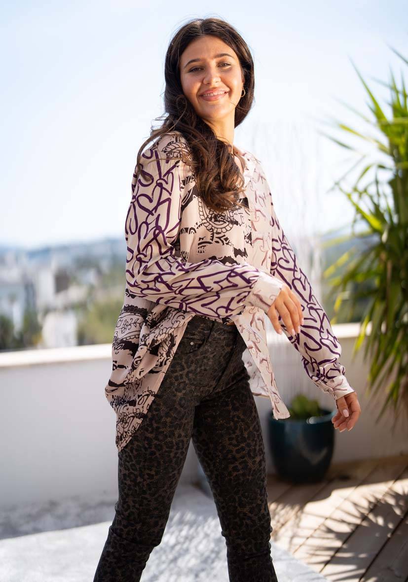 Miss Goodlife Pants Leo Glitter – green Neueste Mode