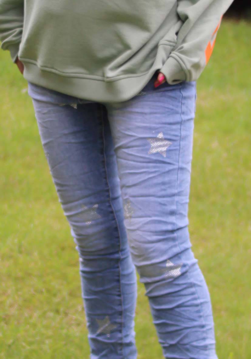 Miss Goodlife Jeans Silver Stone Stars Blitzangebot