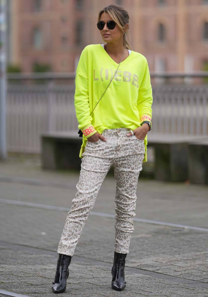 Miss Goodlife Pants Leo in Gold Große Rabatte