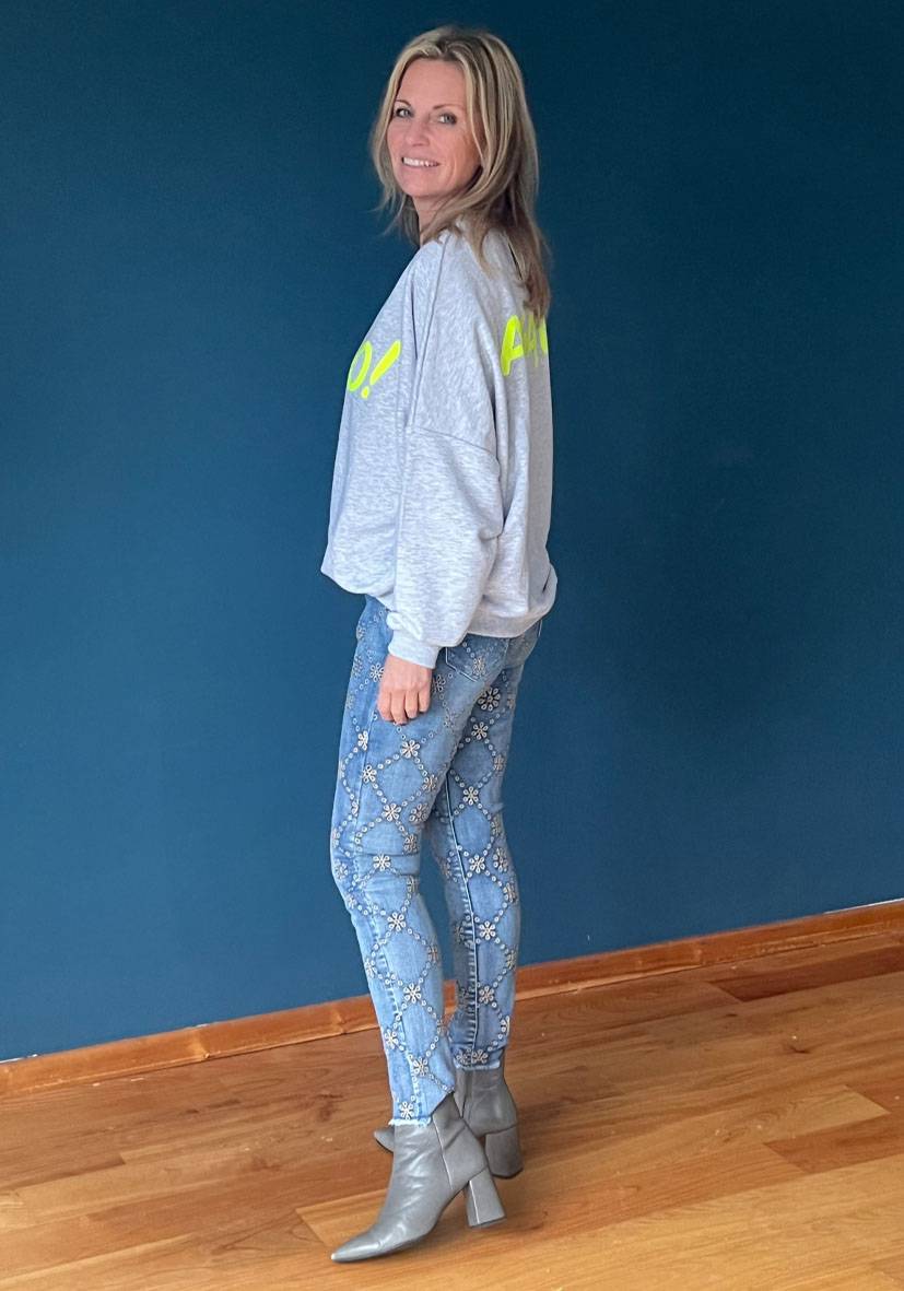 Miss Goodlife Jeans Floral Tägliche Deals