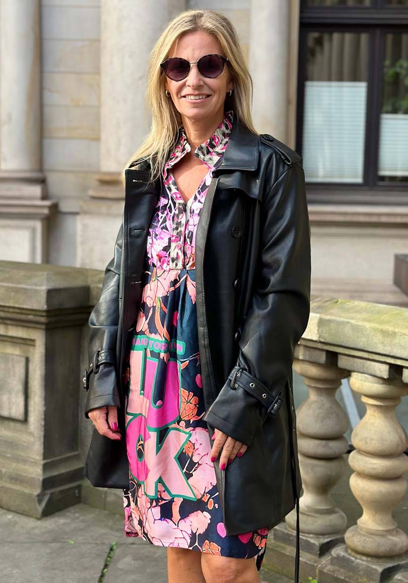 Miss Goodlife Veganer Ledertrenchcoat 50% Rabatt mit kostenlosem Versand