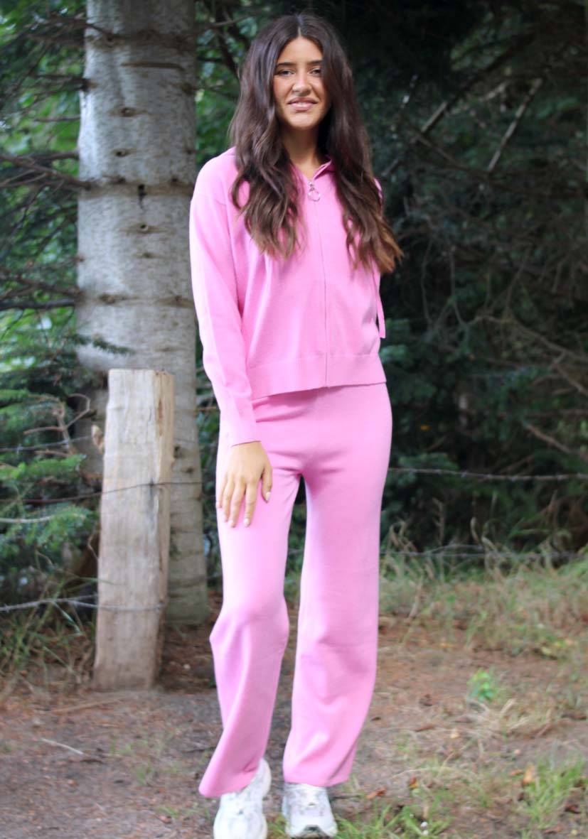 Miss Goodlife Pants Knitted Culotte – pink Hotsell