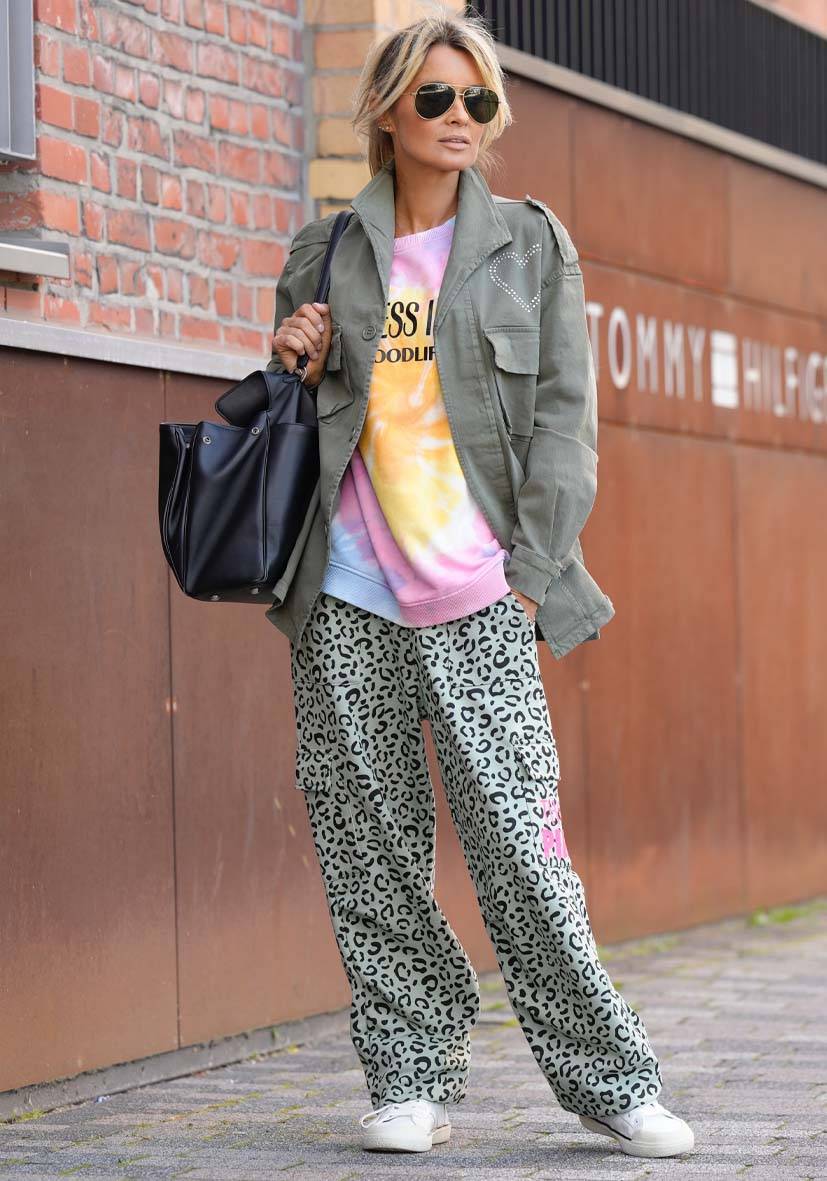 Miss Goodlife Pants Think Pink – Leo almond Schlussverkauf
