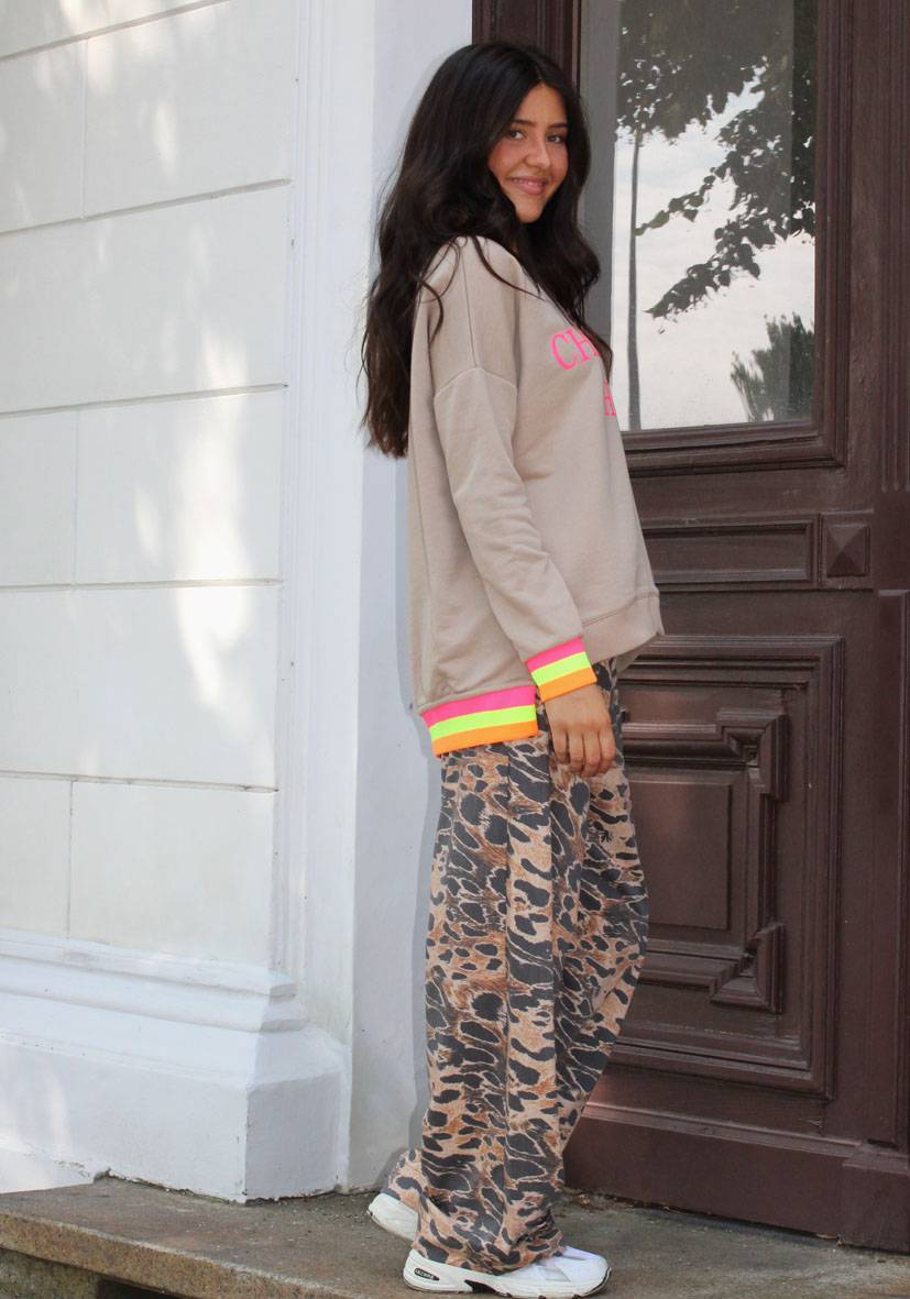 Miss Goodlife Pants Fancy Leo – blurred brown Exklusivangebot