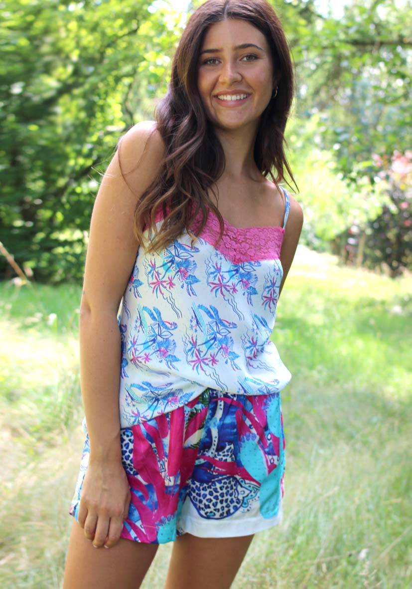 Miss Goodlife Shorts Palmtree Muttertagsangebot