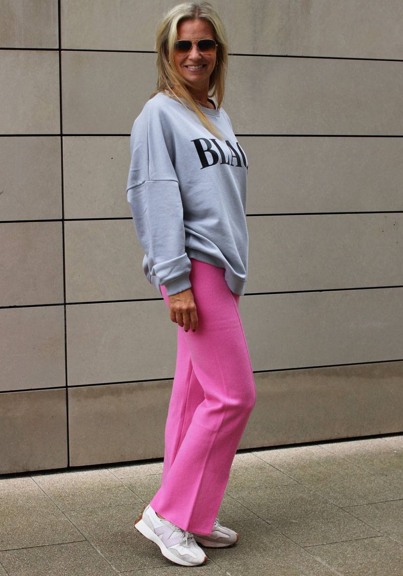 Miss Goodlife Pants Knitted – pink Räumungsverkauf