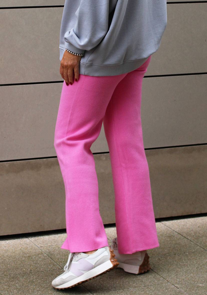 Miss Goodlife Pants Knitted – pink Räumungsverkauf