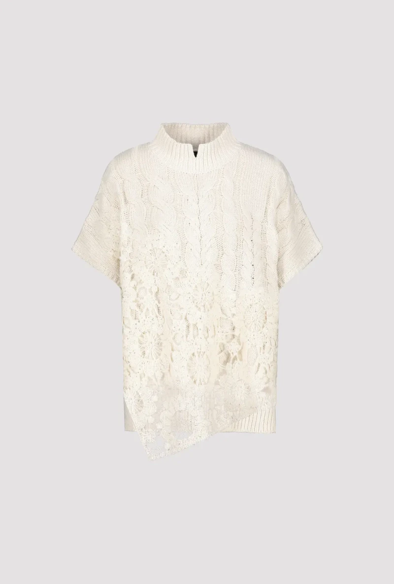 ﻿Monari Pullover mit Spitze Kostenloser Versand