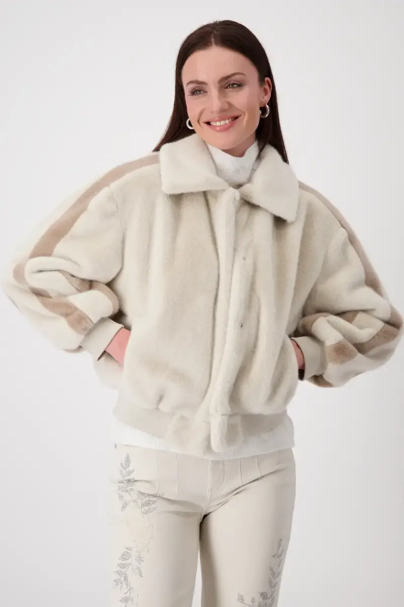 Monari Flauschige Jacke Limitierter Zeitrabatt