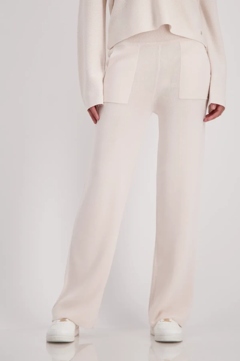 Monari Wide Leg Strickhose Rabatt