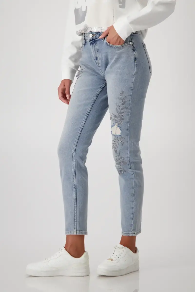 Monari Jeans mit Schmuck Großer Ausverkauf