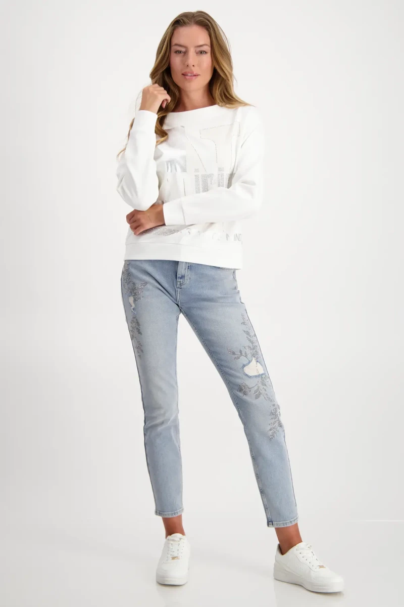 Monari Jeans mit Schmuck Großer Ausverkauf