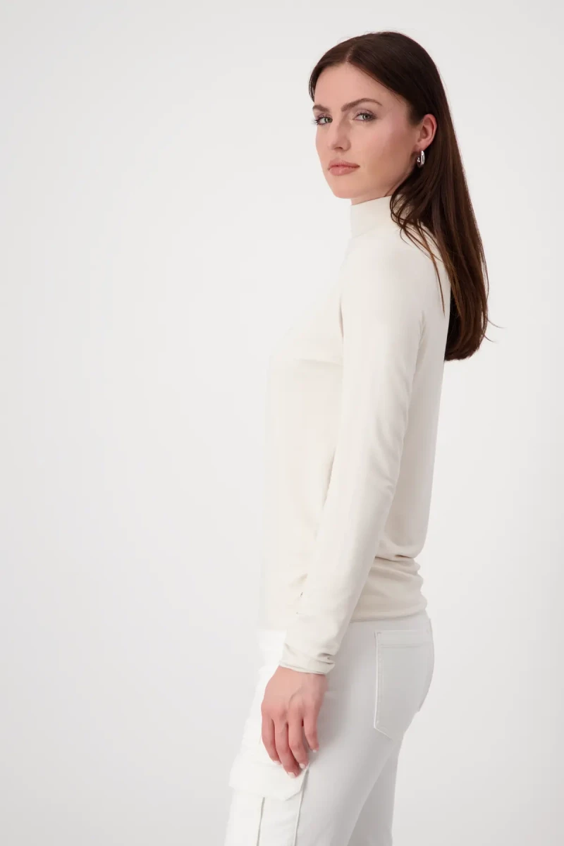 Monari Shirt mit toniger Pailletten-Blume Online Shopping