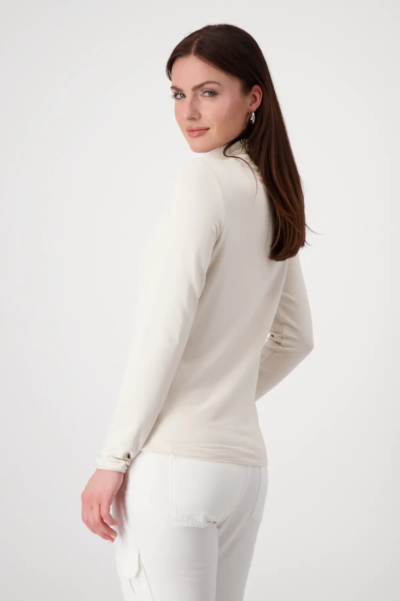 Monari Shirt mit toniger Pailletten-Blume Online Shopping