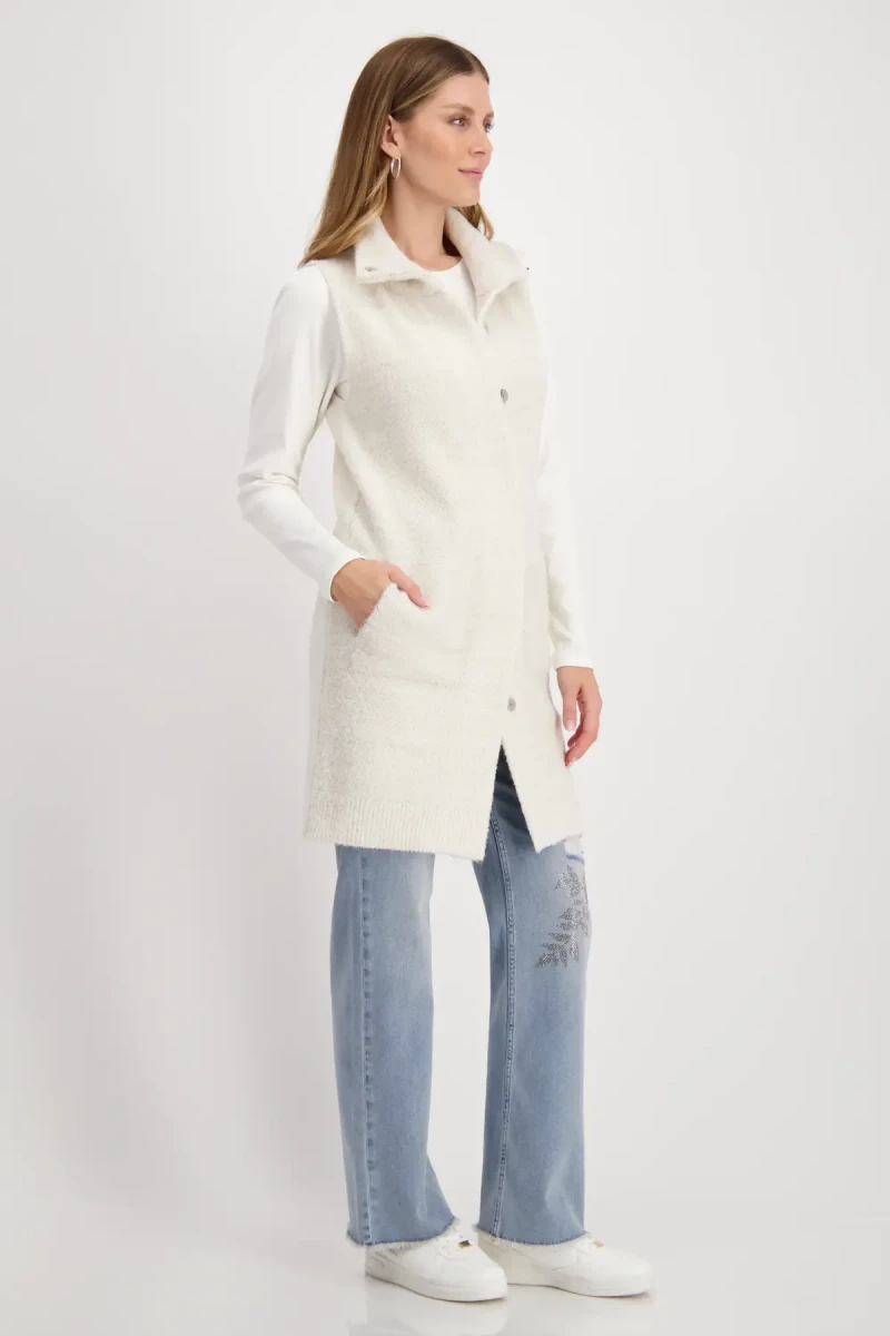 Monari Strickweste mit Lurex Exklusivangebot