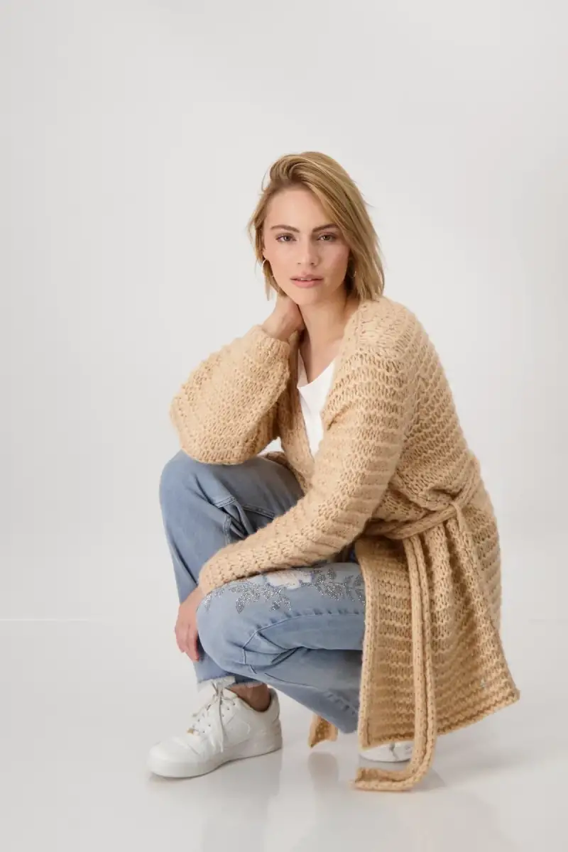 Monari Locker gestrickte Strickjacke Cyber Monday