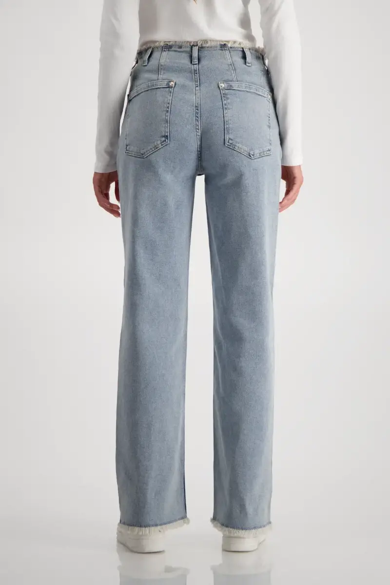 Monari Wide Leg Jeans mit Schmuck Muttertagsangebot