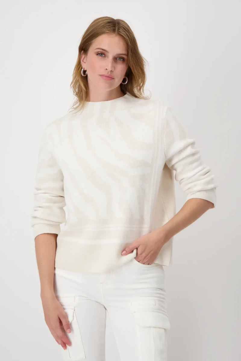 Monari Pullover mit Tigermuster Valentinstagsangebot