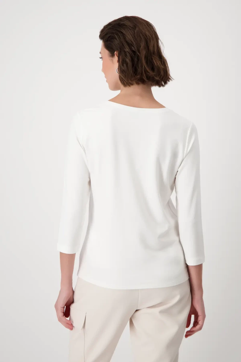 Monari Shirt mit High Heels Print Große Rabatte