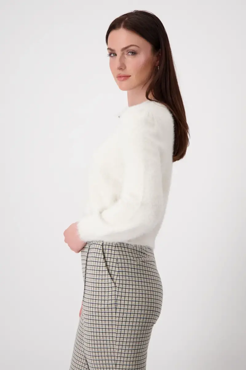 Monari Flauschige Strickjacke Neuheiten