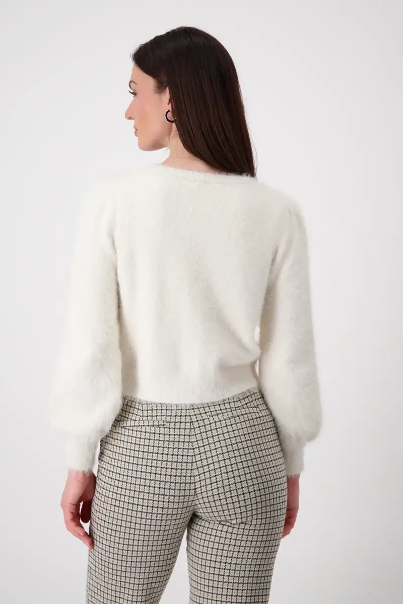 Monari Flauschige Strickjacke Neuheiten
