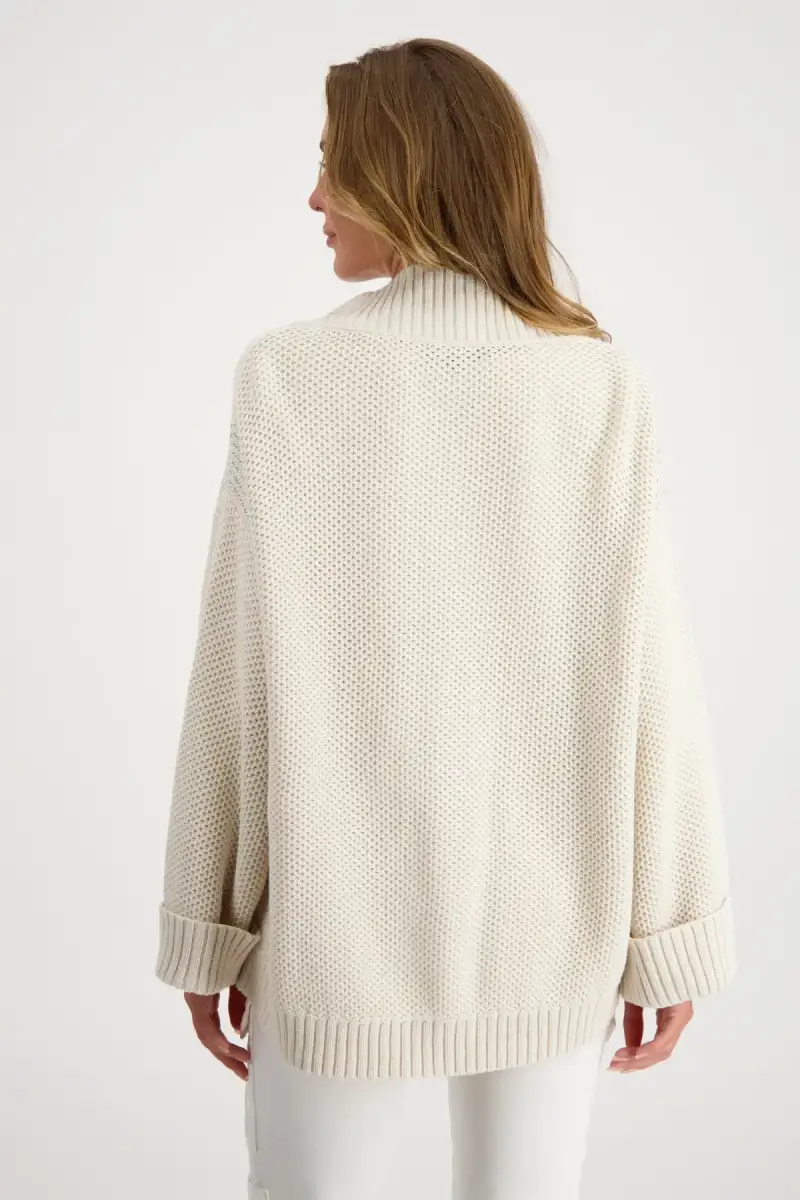 Monari Strickjacke mit Wabenmuster Kauf eins, bekomm eins gratis