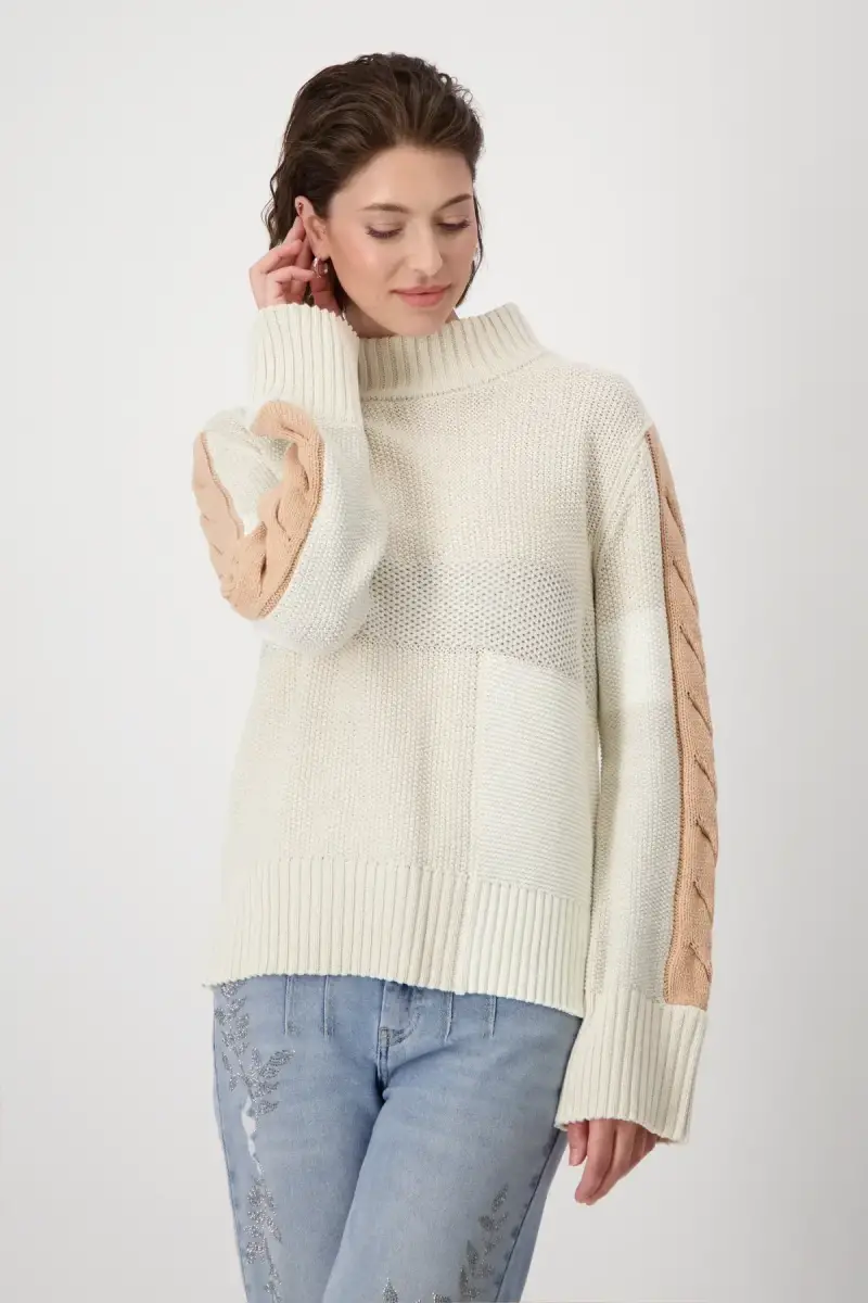 Monari Pullover Colorblocking Sonderangebote