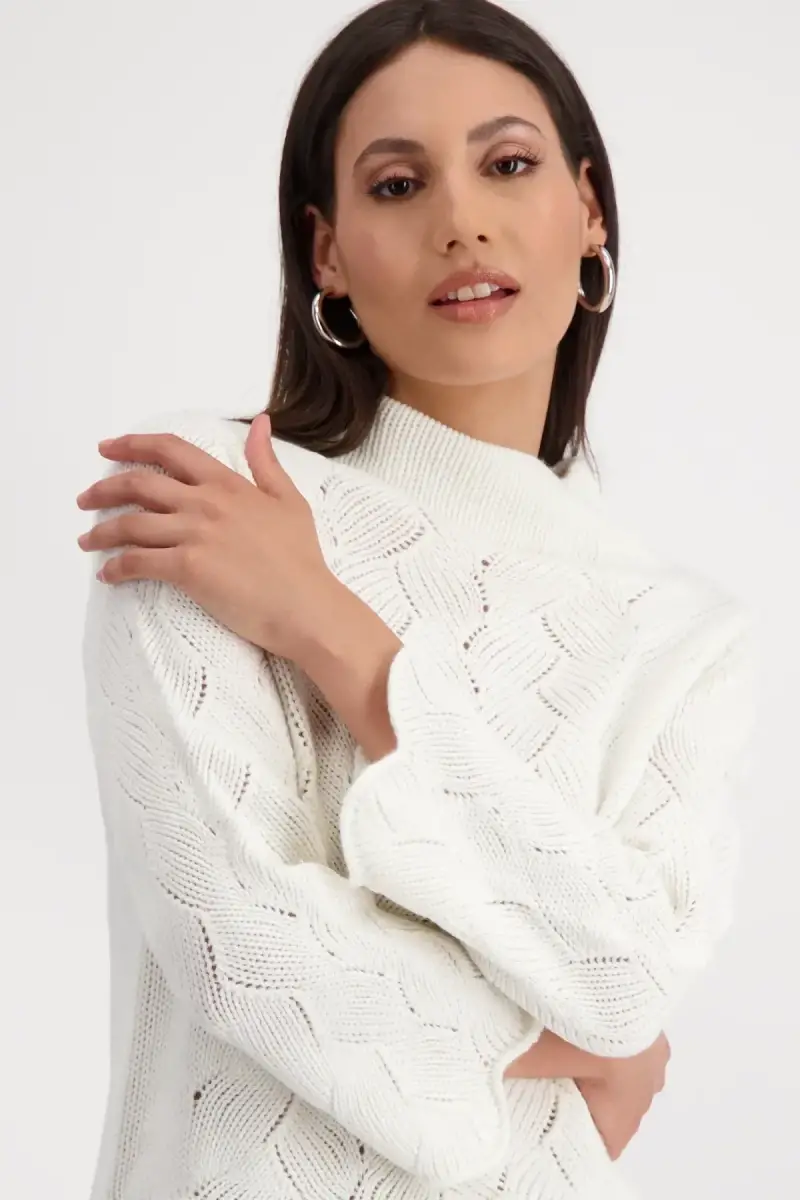 Monari Pullover mit Zopfmuster Riesige Ersparnisse