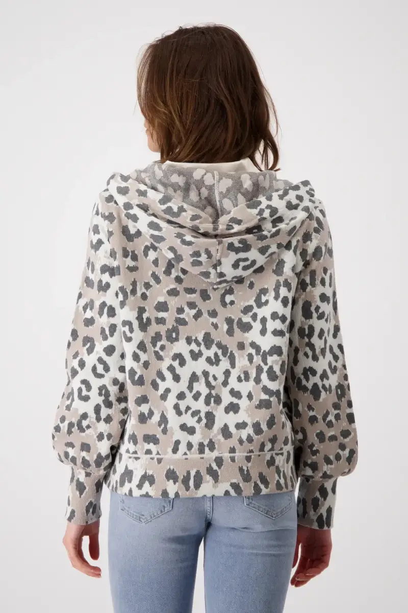 Monari Strickjacke mit Leomuster Super Sparpreis